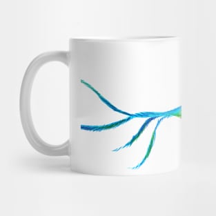 Flying Quetzal in Watercolor Mug